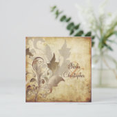 Oramentale bladeren/zwammen/ uitvindingen kaart (Staand voorkant)