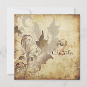 Oramentale bladeren/zwammen/ uitvindingen kaart