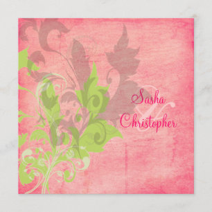 Oramentale bladeren/zwanen Weddenschappen Kaart