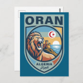 Oran Algeria North Africa Briefkaart (Voorkant / Achterkant)