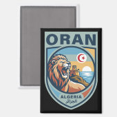 Oran Algeria North Africa Magneet (Voorkant / Achterkant)