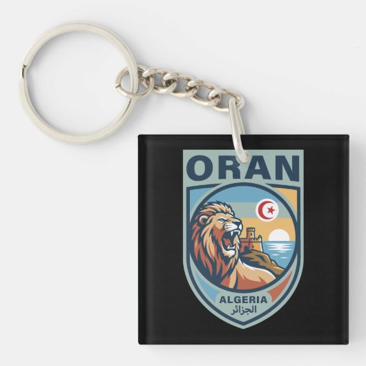 Oran Algeria North Africa Sleutelhanger (Voorkant)
