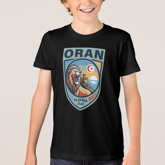 Oran Algeria North Africa Tri-Blend Shirt (Voorkant)