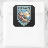 Oran Algeria North Africa Vierkante Sticker (Tas)