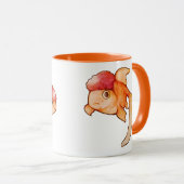 Oranda Goldfish Mok (Voorkant rechts)