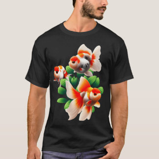 Oranda Goudvis Ranchu Goudvis Zoetwater Aquarium T-shirt
