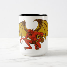 Orang Bati is een geïsoleerd levende bevolkingsgro Tweekleurige Koffiemok