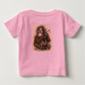Orang-oetan Baby Met Bladeren (Achterkant)