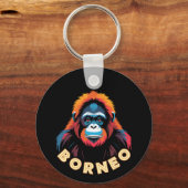 Orang-oetan Borneo Sleutelhanger (Voorkant)