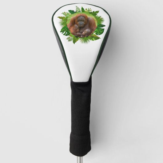 orang-oetan familieband golfheadcover (Voorkant)