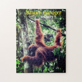 Orang-oetan in boom legpuzzel