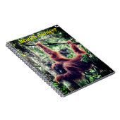 Orang-oetan in boom notitieboek (Rechterzijde)