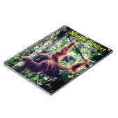 Orang-oetan in boom notitieboek (Linkerzijde)