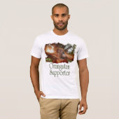 Orang-oetan in Borneo Oerwoud Zonlicht Wildlife Sh T-shirt (Voorkant volledig)