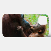 Orang-oetan moeder en baby Case-Mate iPhone case (Achterkant (horizontaal))