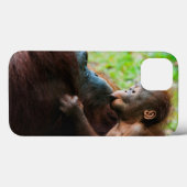 Orang-oetan moeder en baby Case-Mate iPhone case (Achterkant (horizontaal))