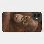 Orang-oetan moeder en baby in de dierentuin Case-Mate iPhone case (Achterkant (horizontaal))