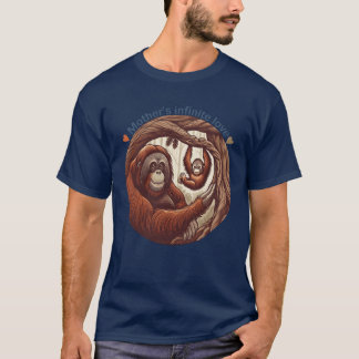 Orang-oetan moederkind grappig t-shirt