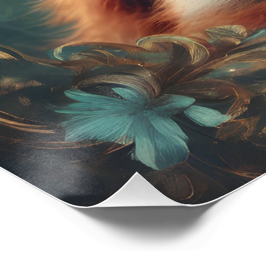 Orang-oetan nr. 5 Glanzend Poster (Hoek)