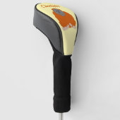 Orang-oetan ontwerp golfheadcover (Schuin)