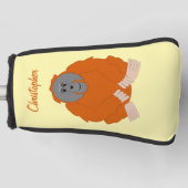 Orang-oetan ontwerp golfheadcover (Voorkant)