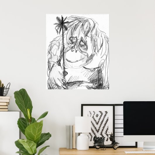 orang-oetan poster (Thuiskantoor)