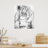 orang-oetan poster (Keuken)