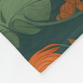 Orang-oetan Retro Kleurrijk Gepersonaliseerd Patro Fleece Deken (Hoek)