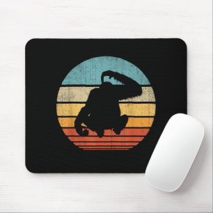 Orang-oetan Retro Vintage Zonsondergang Zoogdier D Muismat