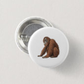 Orang-oetan Ronde Button 3,2 Cm (Voorkant /achterkant)