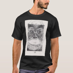Orang-oetan Tekening op  Boek Pagina Shirt