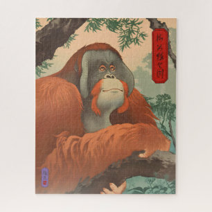 Orang-oetan, Wijze van de Bomen - Japanse Kunst Legpuzzel