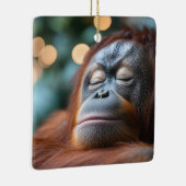 Orang-oetan Wilde Dier Rustend Portret Keramisch Ornament (Rechts)