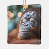 Orang-oetan Wilde Dier Rustend Portret Keramisch Ornament (Links)