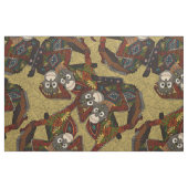orang-oetans goud stof (Fat Quarter)