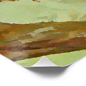  orang-oetans op een boom - perfect poster (Hoek)