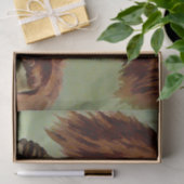 orang-oetans op een boom tissuepapier (Geschenk)