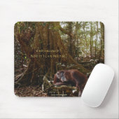 Orang-oetans & regenwoud Wildlife-support Mousepad Muismat (Met muis)