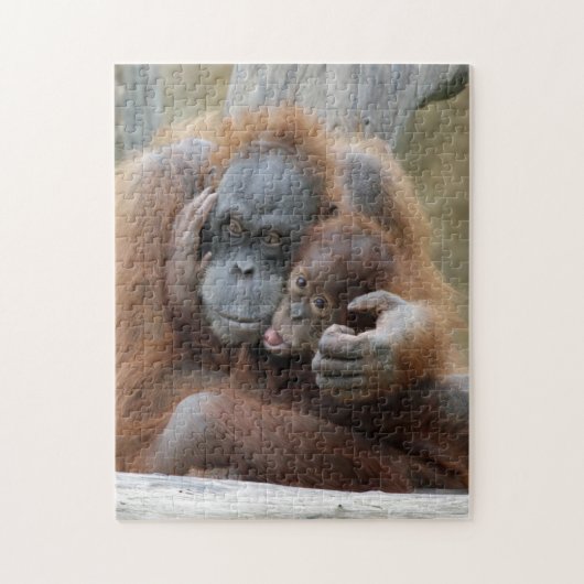 Orang Utan 001 Legpuzzel (Verticaal)