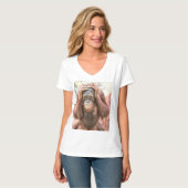 ORANGATAN DAMES T-SHIRT (Voorkant volledig)