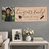 ORANGE 2026 | Diploma-banner met foto Spandoek
