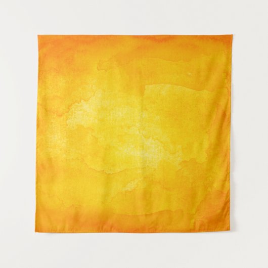 Orange abstract watercolor macro texture backgroun wandkleed (Voorkant)