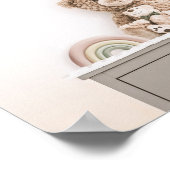 Orange Alphabet Capital Letters Teacher Kids Room Poster (Hoek)