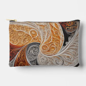 Orange and beige wavy patterns AI art  Etui (Voorkant)