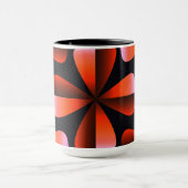 Orange and Black Minimalist Abstract Mok (Midden)