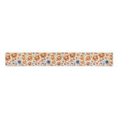 Orange and Black Traditional Halloween Grosgrain Lint (Voorkant)