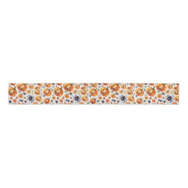 Orange and Black Traditional Halloween Grosgrain Lint