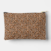 Orange and Brown Leopard Print Etui (Achterkant)