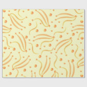orange and gold cadeaupapier (Vlak)