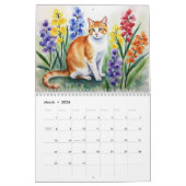 Orange and White Cats AI-generated Images Kalender (Mar 2026)